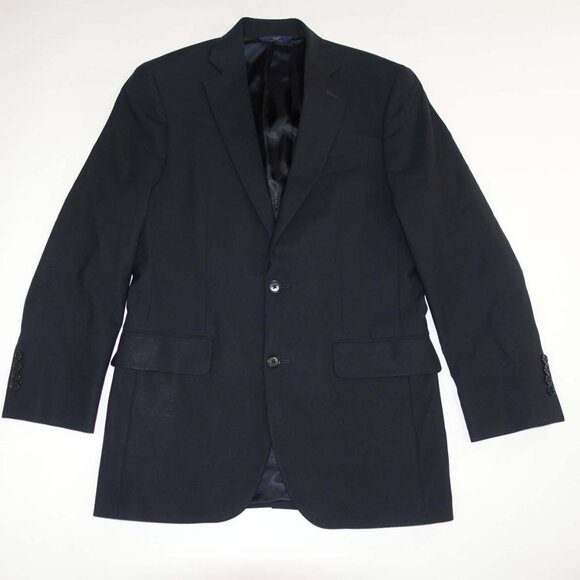 Brooks Brothers Men's Stretch Suit Jacket Size 36 Regular Dark Navy Blue Wool - Picture 1 of 8